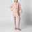 Mini robe tunique Aster rose