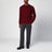 Burgunderfarbener Pullover aus Wolle und Kaschmir