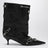 Cagole Wide black ankle boot