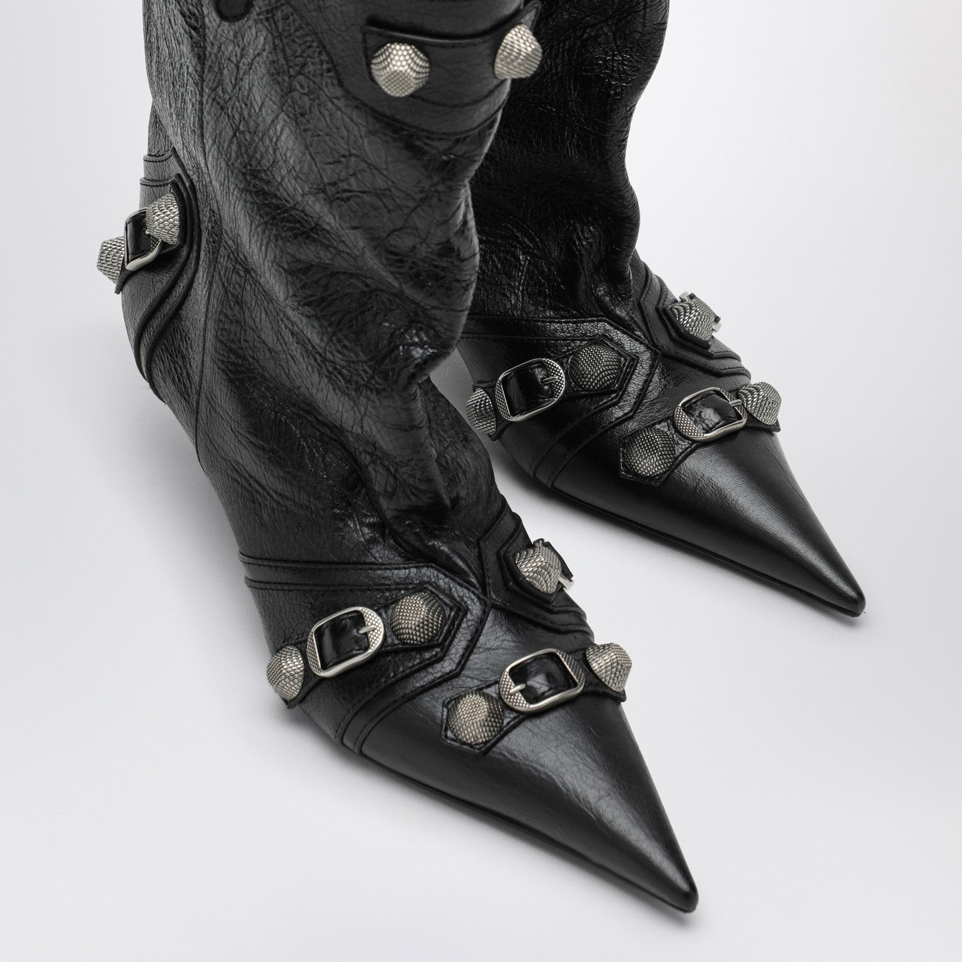 Balenciaga Cagole Wide black ankle boot | TheDoubleF