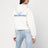 Sweat-shirt Balenciaga Back blanc coupe Regular Fit