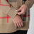 Beige Check cardigan in wool blend