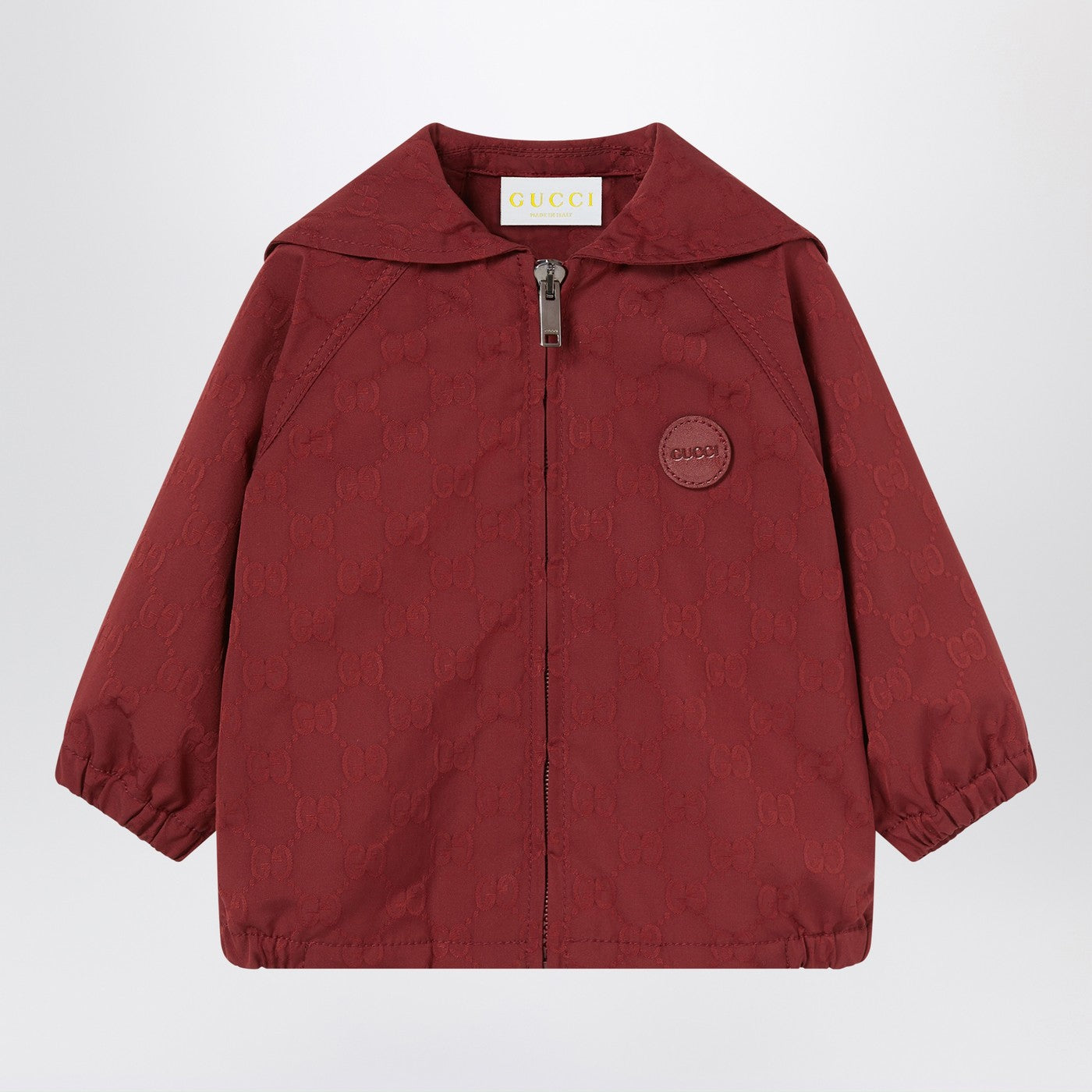 Giacca Rosso Ancora in twill di nylon
