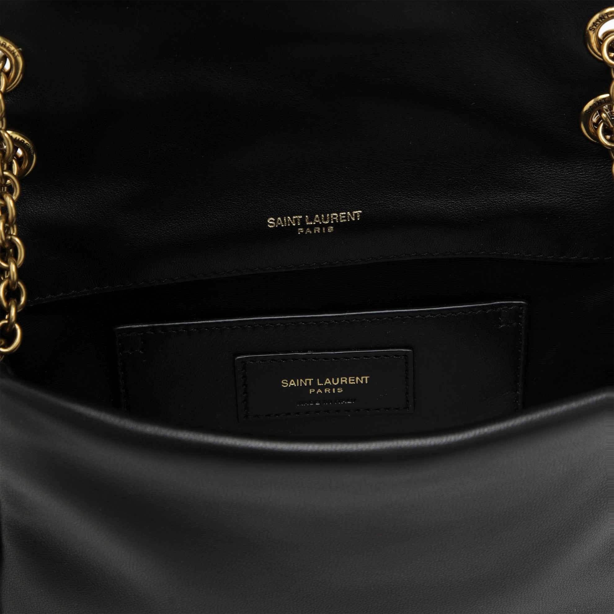 Schultertasche Jamie 4.3 Mini aus schwarzem Leder