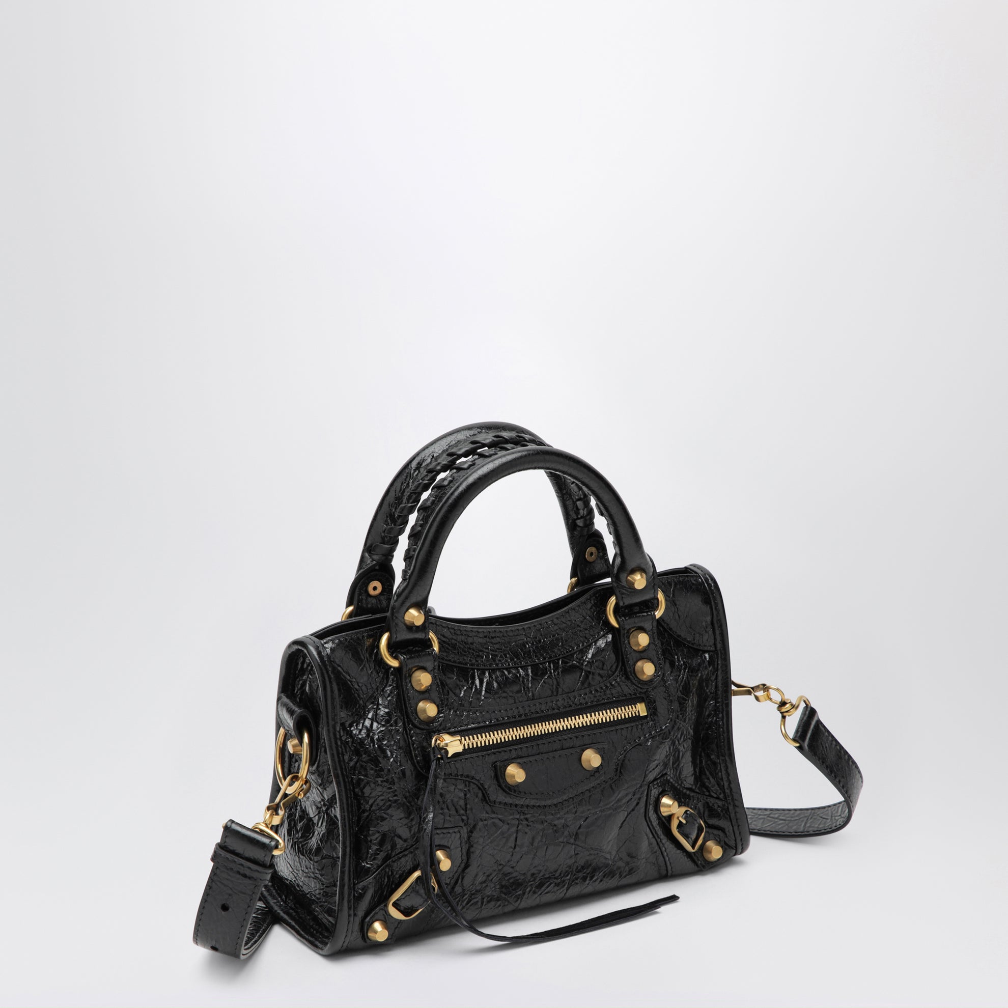 Le City mini bag in black lambskin