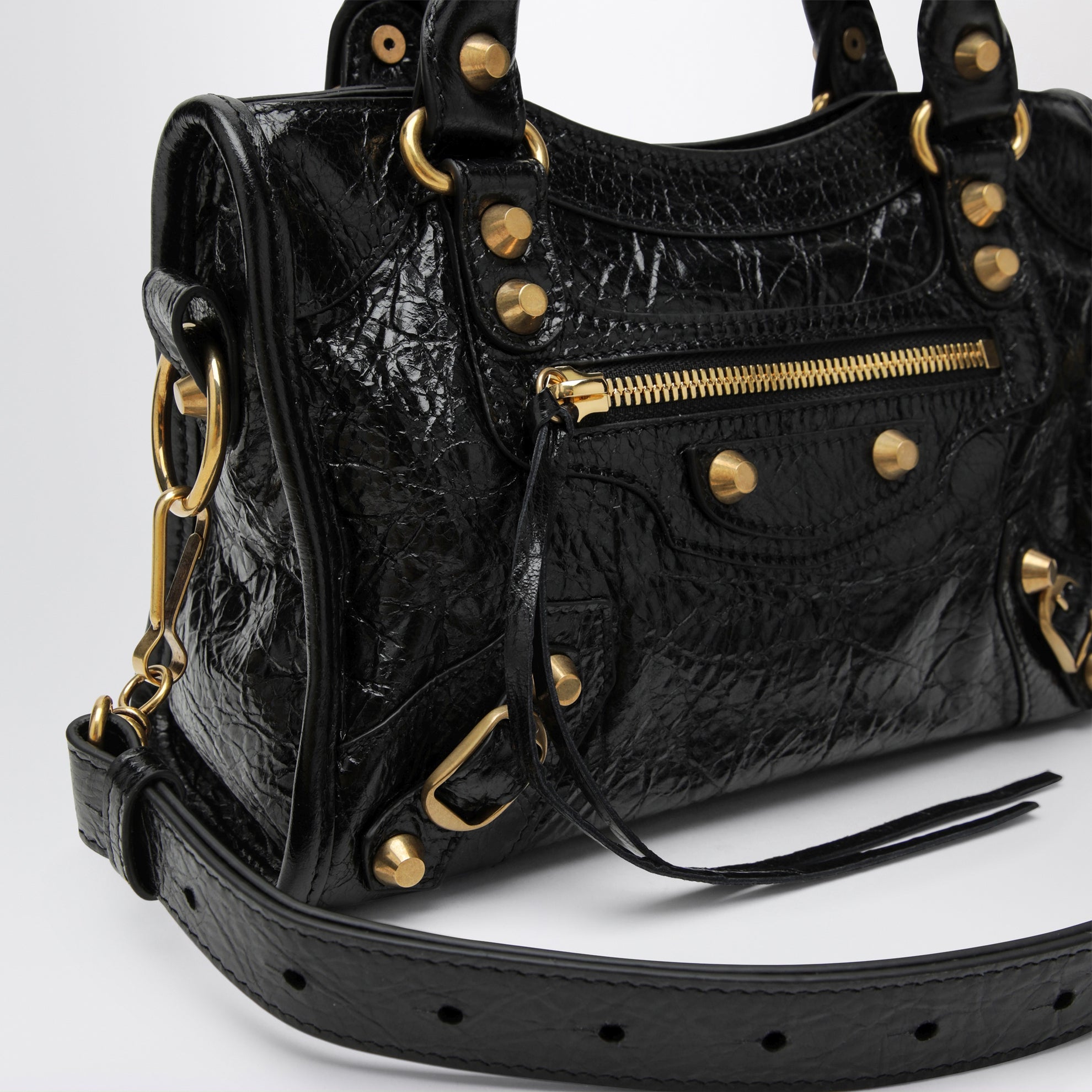 Le City mini bag in black lambskin