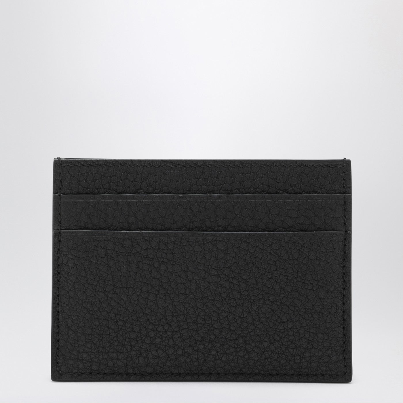 Black Credit cardholder in hammered leather