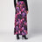 Long pleated floral skirt