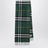 Sciarpa Check in cashmere verde felce scuro