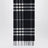 Sciarpa Check in cashmere nera