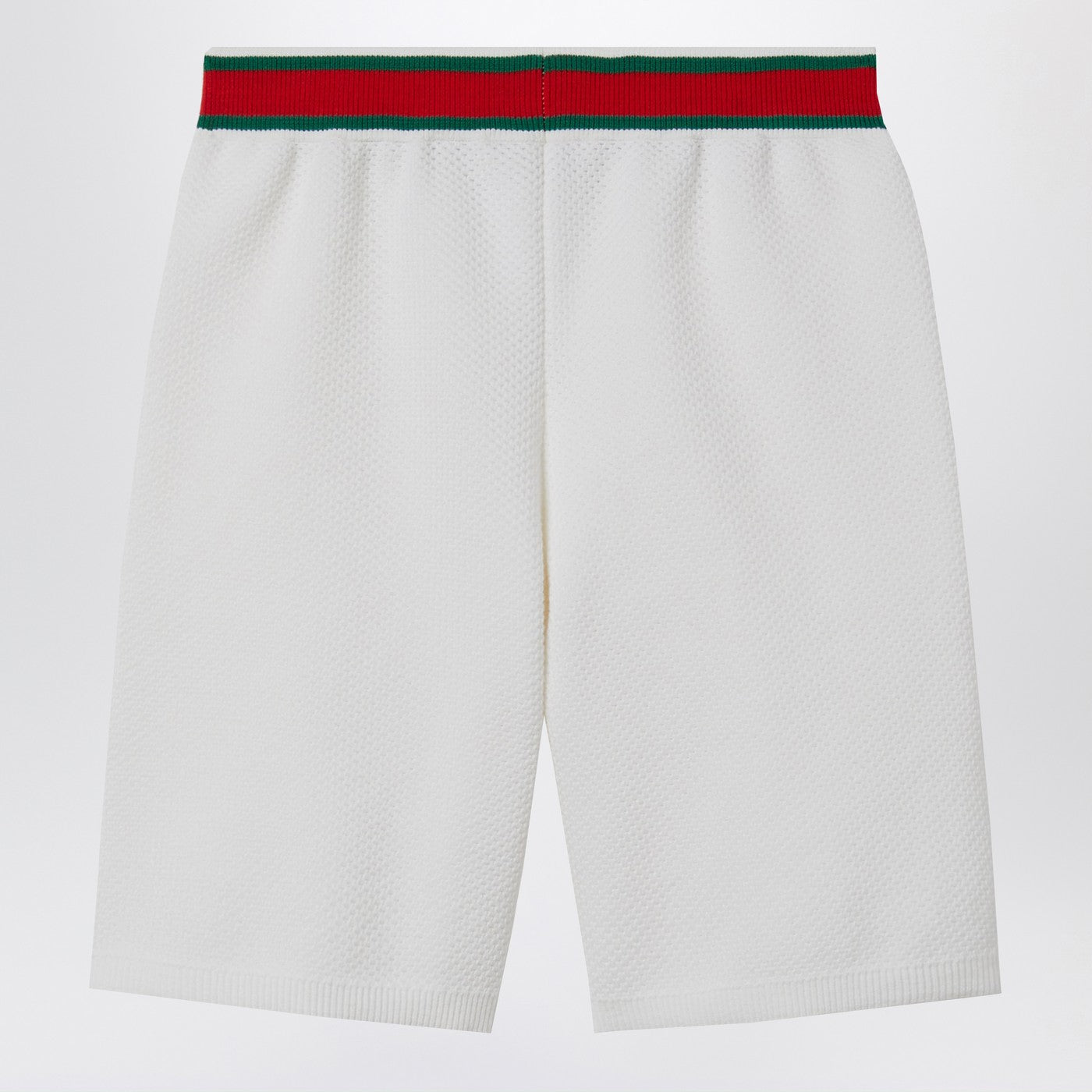 White Shorts with Web ribbon