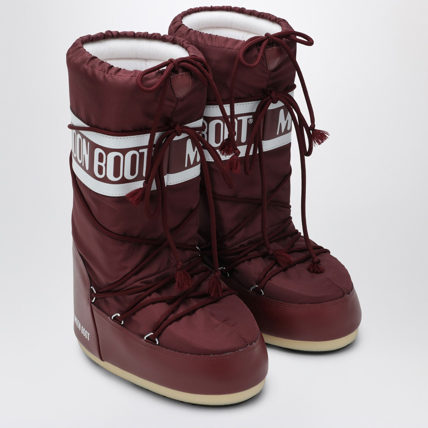 Bordeauxfarbener Icon-Stiefel aus Nylon