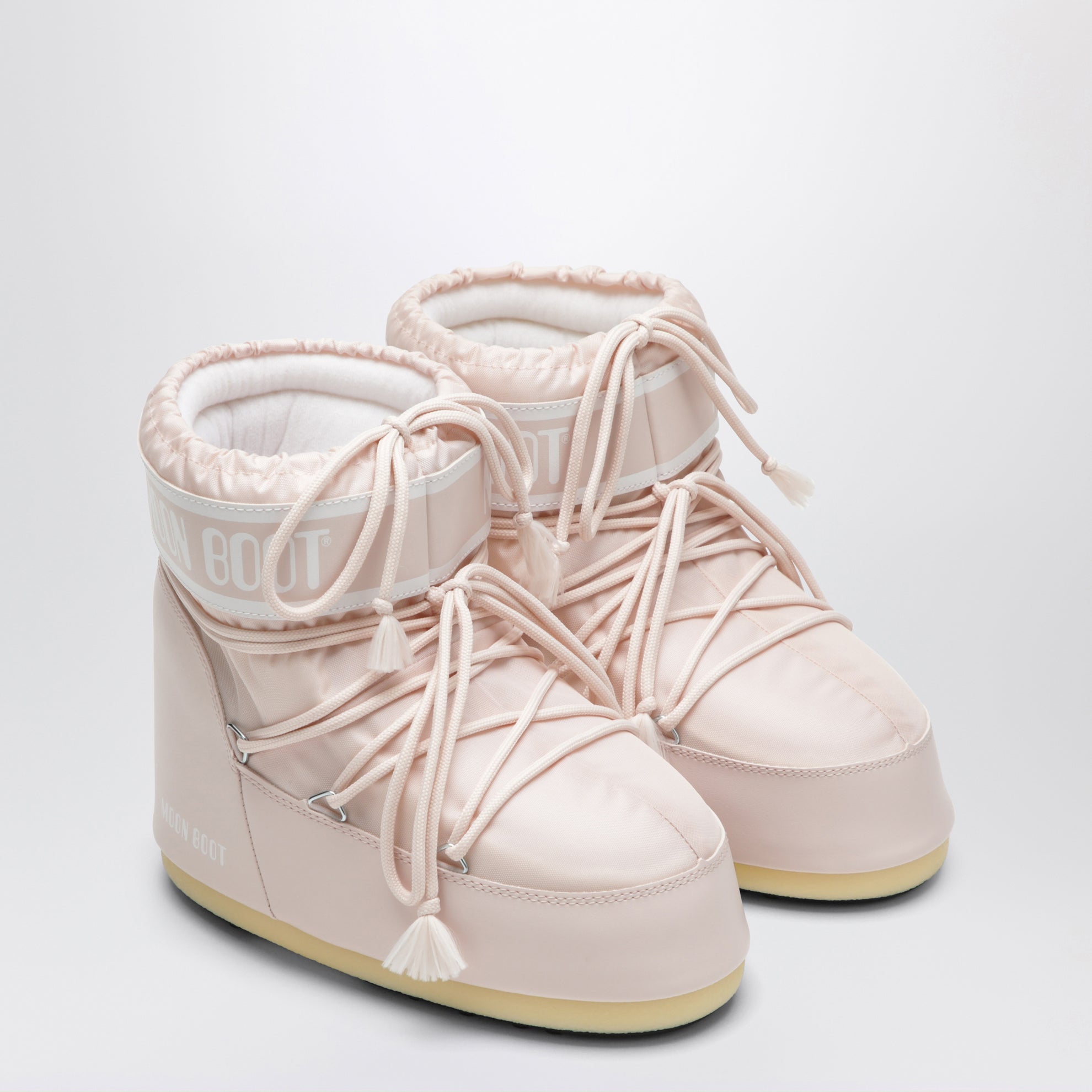 Icon Low boot in pink nylon