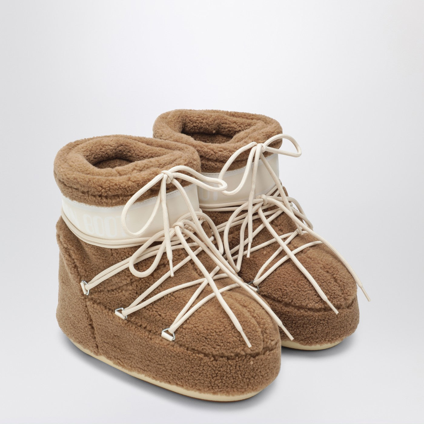 Stivale Icon Low in teddy color cammello