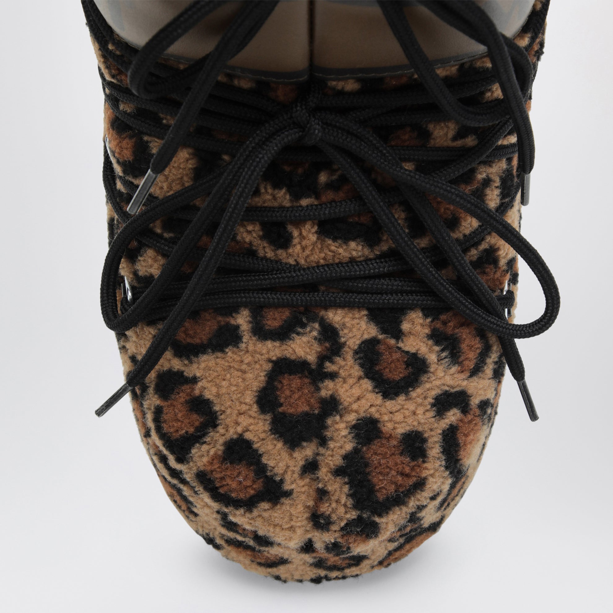 Icon Low Fleece Leopard boots