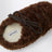 Mules in shearling curly marrone scuro