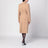 Trench-coat beige avec ceinture