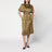 Viscose twill trench dress