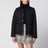 Schwarze gesteppte Jacke aus Nylon
