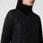 Schwarze gesteppte Jacke aus Nylon