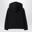 Black sweatshirt with Check motif detail