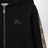 Black sweatshirt with Check motif detail