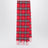 Red Check cashmere scarf