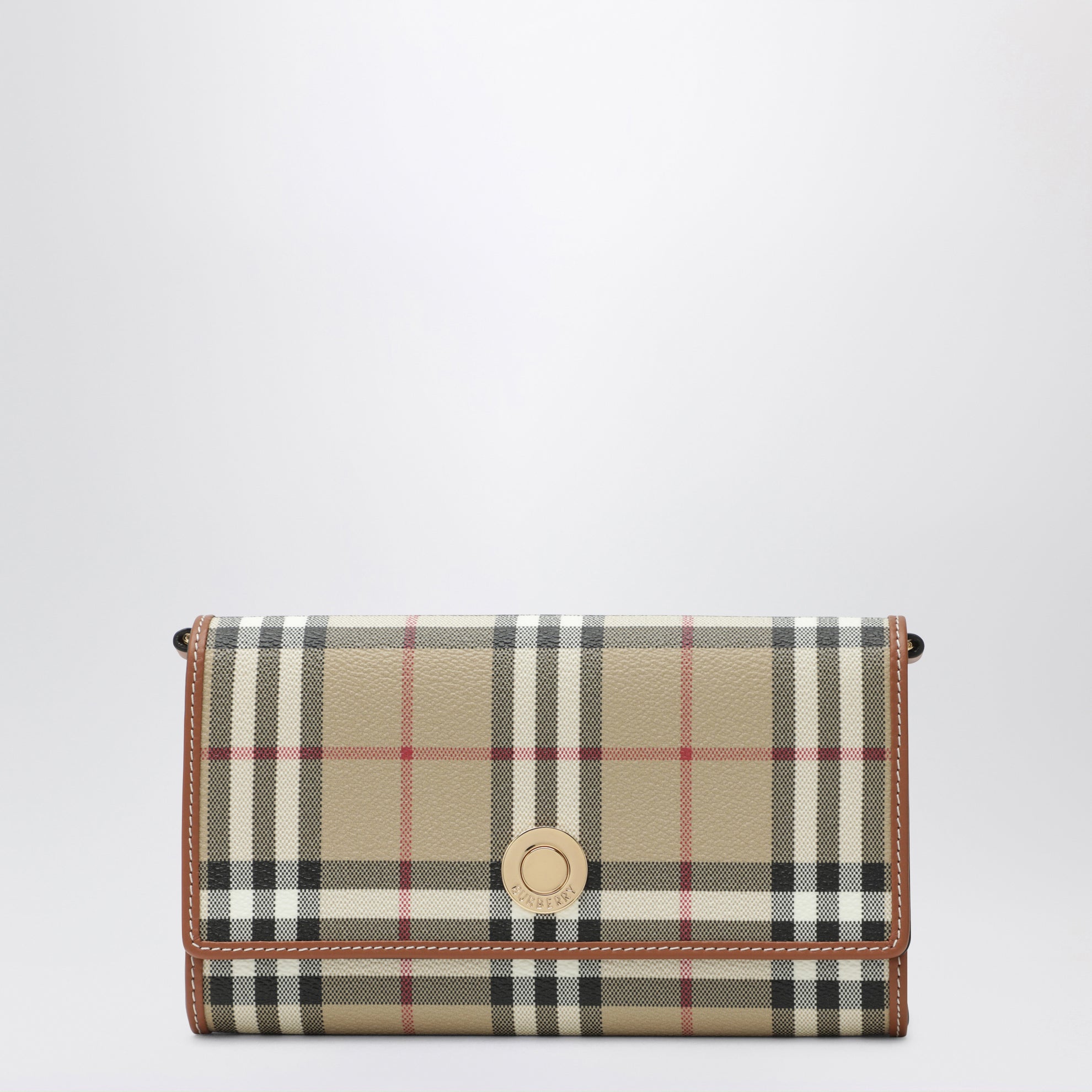 Portefeuille à chaîne motif Check