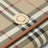 Portefeuille à chaîne motif Check