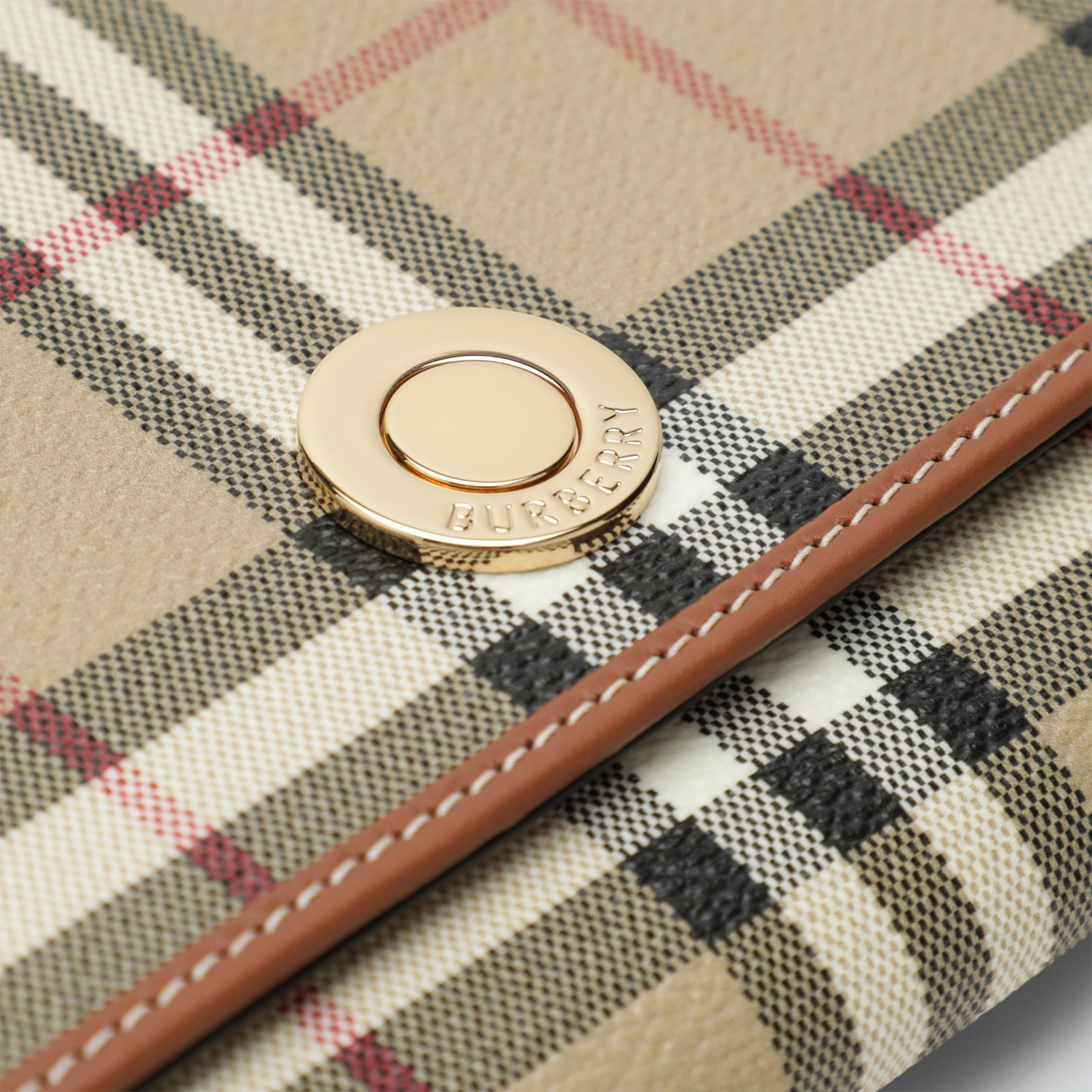 Portefeuille à chaîne motif Check