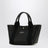 Biarritz shopping bag in black leather