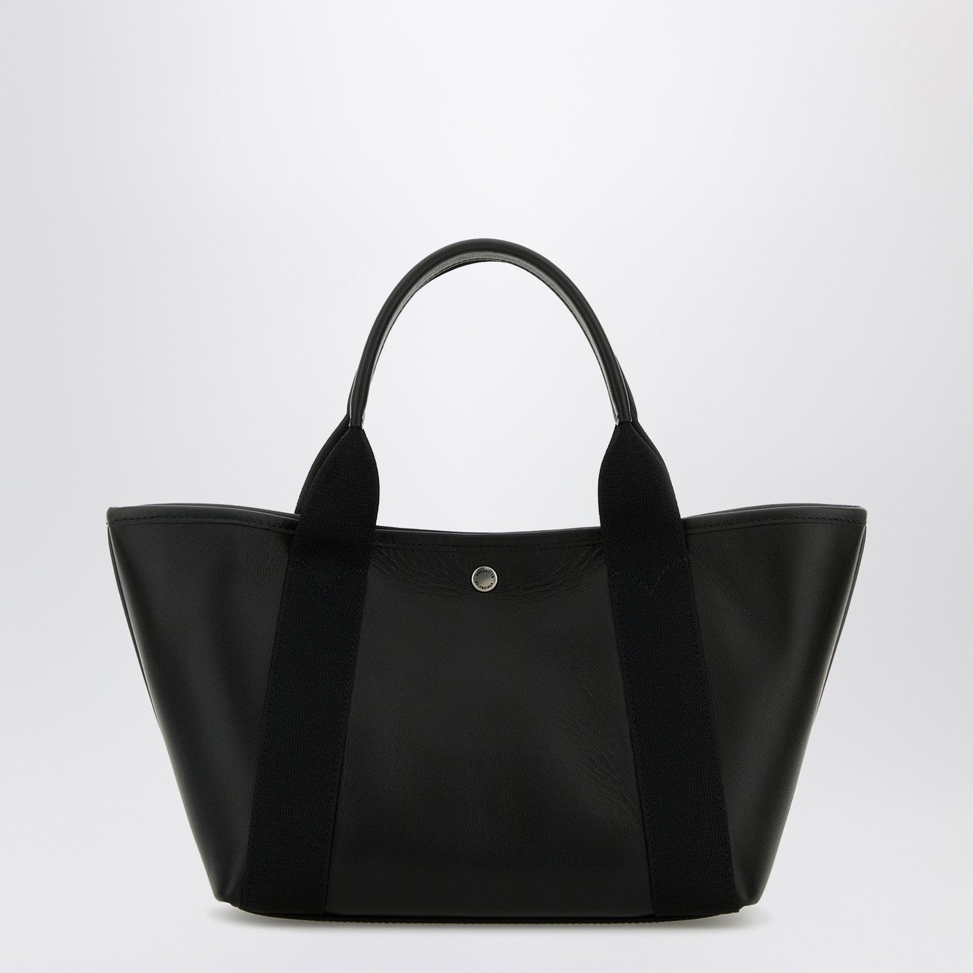 Balenciaga Biarritz shopping bag in black leather | TheDoubleF