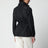 Giacca con zip nera in nylon