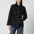 Black quilted nylon jacket