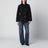 Black quilted nylon jacket