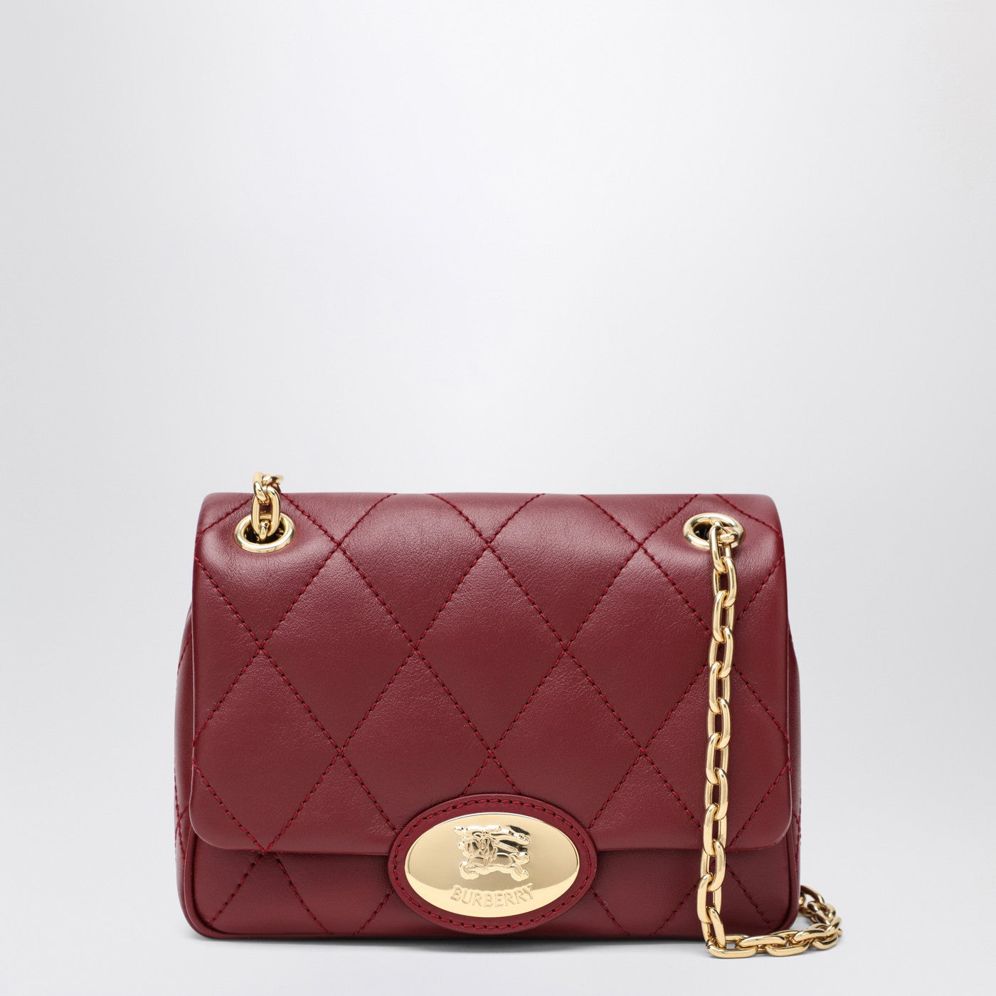 Burberry Strand medium bag burgundy | TheDoubleF