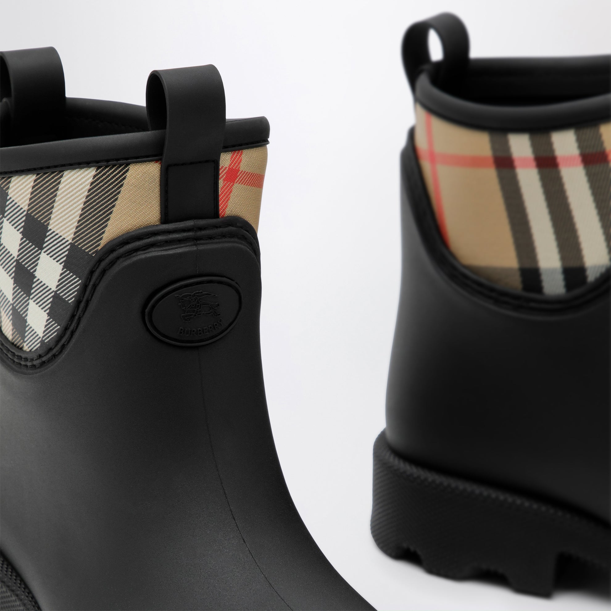 Gummistiefeletten Marsh Stamp aus Gummi in Schwarz