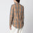 Camicia Check beige in cotone stretch