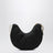 Black horseshoe shoulder bag