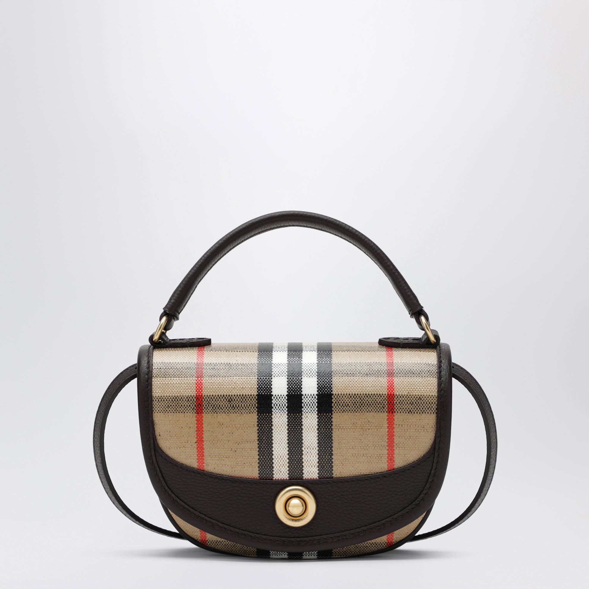 Sac Highlands Mini en coton et lin sable