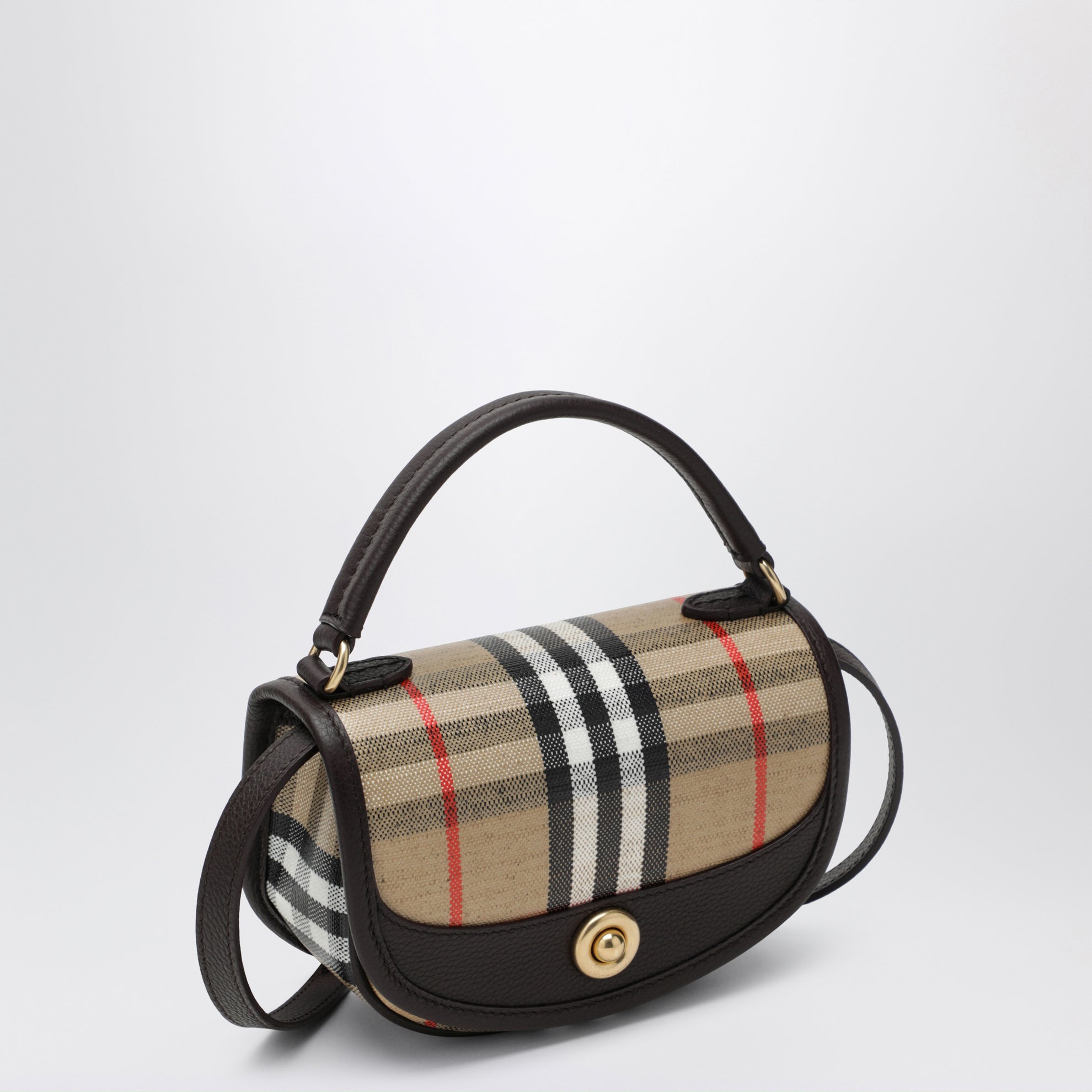 Sac Highlands Mini en coton et lin sable