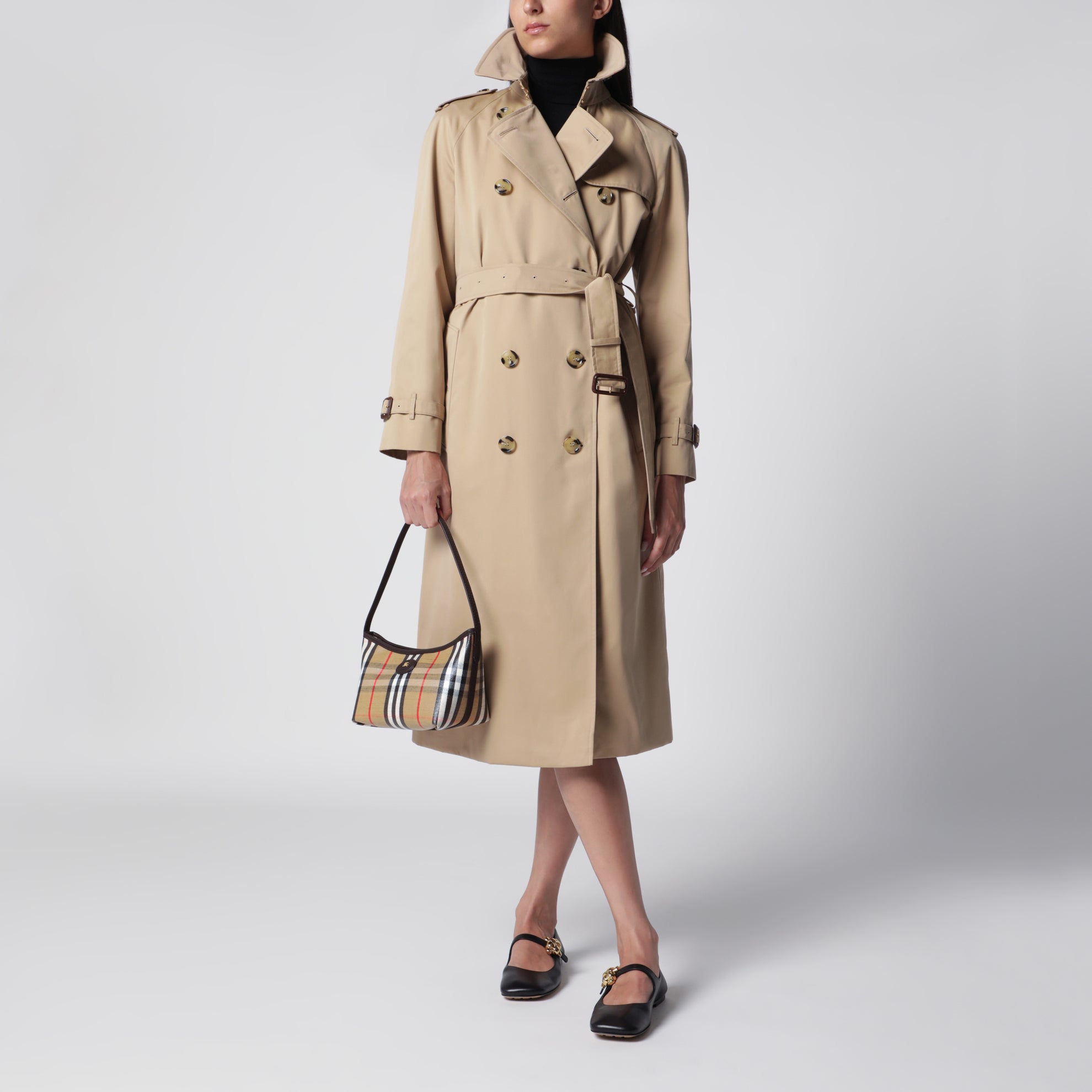 Highlands Mini shoulder bag in Check pattern