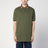 Polo verde muschio in misto cotone