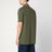 Polo verde muschio in misto cotone
