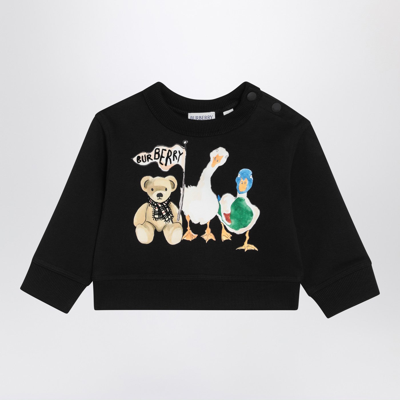 Schwarzes Sweatshirt mit Thomas Bär and friends