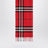 Sciarpa Check in cashmere rosso Post Red