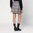 Jupe kilt en laine grise à motif Check