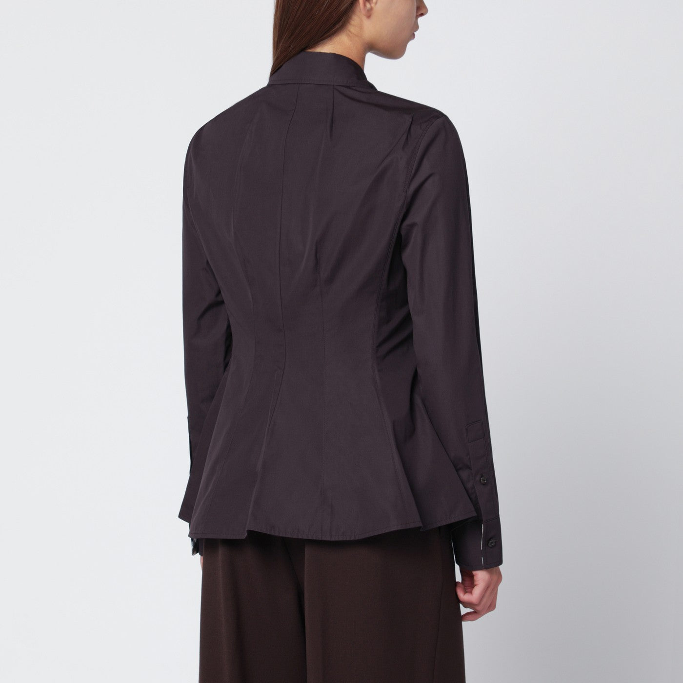 Brown cotton shirt