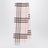 Pink cashmere scarf with a checked pattern