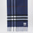 Écharpe bleue en cachemire à motif Check